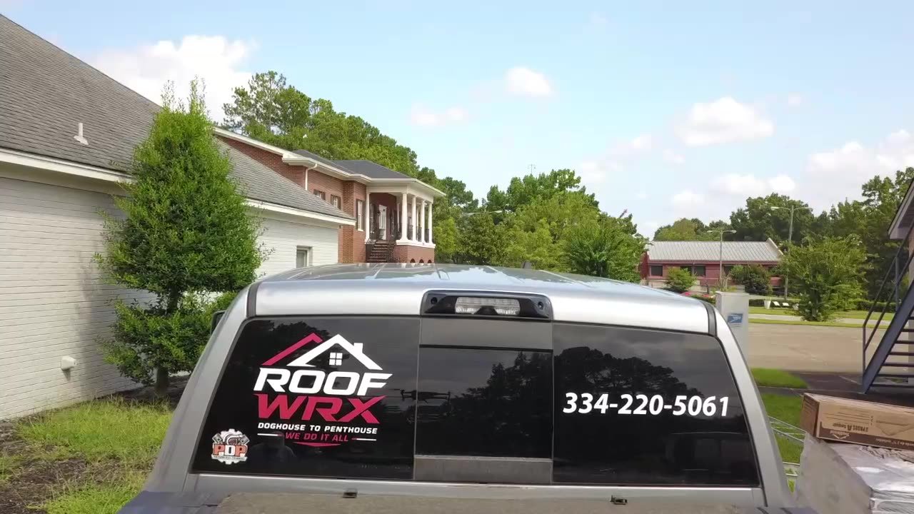 Roof Wrx truck on a job site